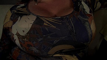 She flops her enormous belly onto the couch as this gigantic cock is thrusted in and out...
