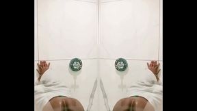 Fuckin myself in the shower