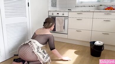 Maid gets choked and ruined in homemade hardcore compilation