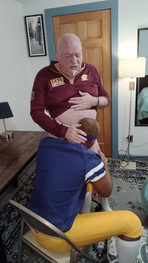 Caoch Teaches Kennie Jai How to Handle Balls