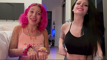 Two Tattooed Girls Laughing At Your Shrimp Dick SPH Small Penis Humiliation