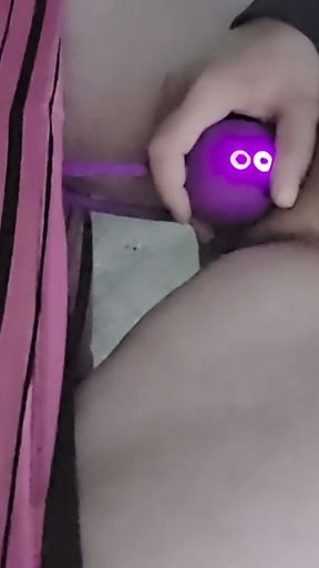 Steph Ann plays with herself outside   Clip 1