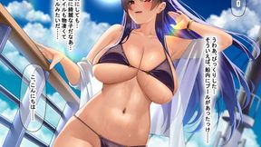 Desert Island Alone with a Sexy Beauty