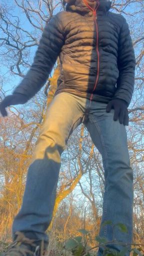 Woodland wanking