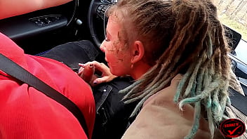 Hitchhiker Outdoor Fuck!