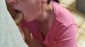 Homemade Blowjob from Slut Mature MILF Housewife