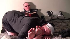 Nun worships priest's feet (HD)