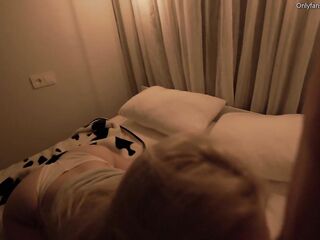 Every evening, the sweet, shy stepsister submissively gives herself to her aged stepbrother.