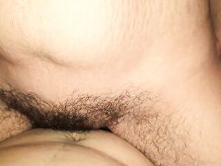 No shave november made my hubby sexually excited! He wanted me to ride his ramrod!