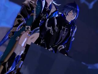 Varka x Flins - Genshin Impact Queer Manga Animation