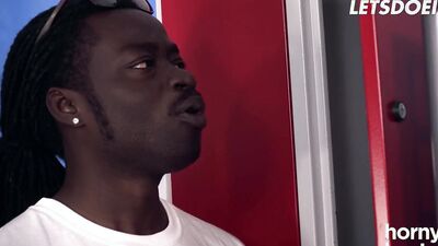 TOP 5 INTERRACIAL COMPILATION! BLACK ON WHITE ADDICTION - HORNY HOSTEL