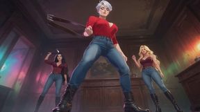 Female Domination Stories #4B: Belts Jeans and Boot Worship (Animated)