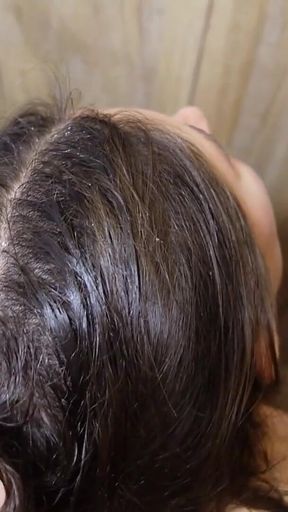 You Pissed and Cummed All Over Her Hair! POV