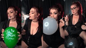 Smokey balloon popping