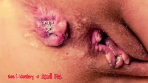 Hot Blonde MILF French Pure Doggystyle Anal Sex. DeepThroat Big Dick. Cum on Glasses&amp;Face.