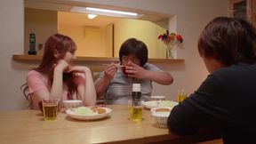 A Beautiful Wife in Luxurious Lingerie Entangled with a City-bred Divorcee