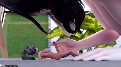 Animated Futa Expansion With Sloppy Blowjob And Excessive Cum Load