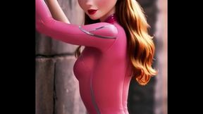 Anna &ndash_ Pink Latex Love  &ndash_ AI GENERATED &ndash_