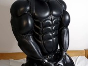 MUSCLE SUIT COSTUME FETISH OXBALLS SMITIZEN MASK