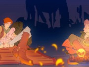 The Soggy Bottom Boys in "Around the Campfire"