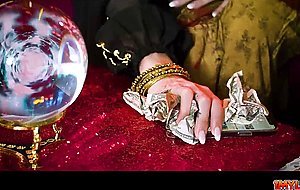 Young stud fucked hard by the hottie milf fortune teller