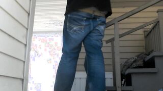 Risky Daytime Undress & Tee-shirt Tear