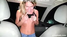 Watch my gf suck my cock in the car
