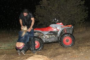 Brittney Skye Relishes Pulsing Shaft Atop Rugged ATV
