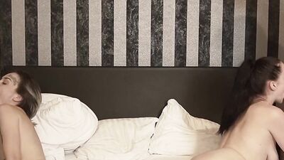 A steamy hot strip dance off for 2 horny couples