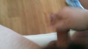 Limp cuckold beating off imagining his cousins wife