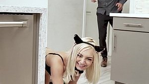 Exxxtra Small - Chloe Temple & Mike Mancini riding a dick