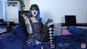 Hairy Clown Smokes