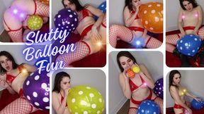 4K Ziva Fey - Slutty Balloon Fun