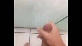 Jacking Off in the Bathroom Stall – Hot Gay Twinks Get Off Alone – 18+