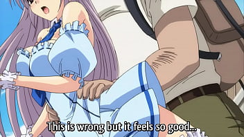 Busty Teen Gets Handled by Creepy Stranger in Public - Hentai [Subtitled]