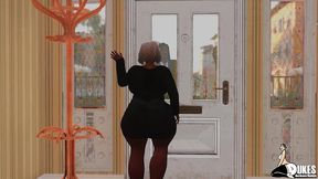big booty elderly ebony lady gets fucked by bbc.