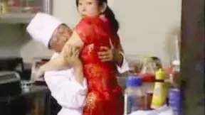 Chef Can't Resist – Hot Kitchen Encounter With Busty Waitress