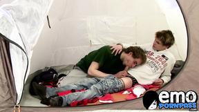 ”Adorable Karel Fox pounded doggystyle after camping trip blowjob”