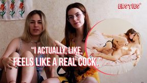 Ersties - Sexy Selvaggia &amp; Daniela Have Hot Lesbian Sex With a Strap On