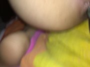 MTF TRANS GIRL RIDES CHRYSTAL DILDO - Lillylicks