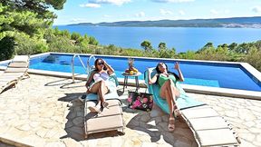 their personal guide chapter 1: busty babes anissa kate and olivia del rio enjoy poolside lesbo session gp3372