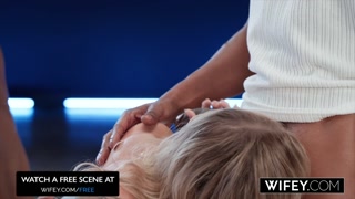 WIFEY Sexy Blonde Hotwife Heidi Jo Gets BBC Double-Teamed And Creampied