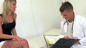 ”Doc probes patients snatch with his meat for best test results”