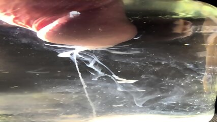 Cumshot under water
