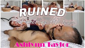 Ruined: Foot smelling HJ tease (1080p)