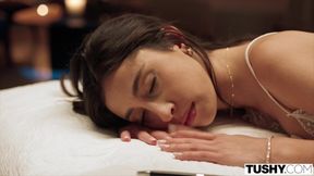 TUSHY Tight Tiny Actress Eva Generosi Has Passionate Anal With Director