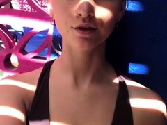 Hot redhead amateur teen girl riding and jerking boyfriend