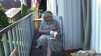 Wife finding him fucking busty blonde mother-in-law