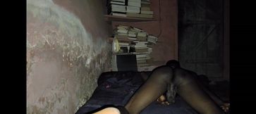 Bobby Johnson, the African Black Guy is seriously fucking his bed, but does not come on his sheets