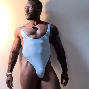 Just a Quick Pose in the Unitard It Feel Great